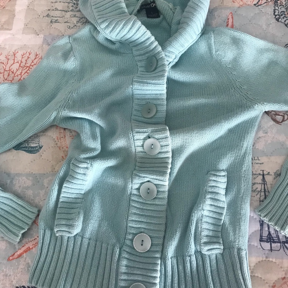 Aqua Blue Cardigan
